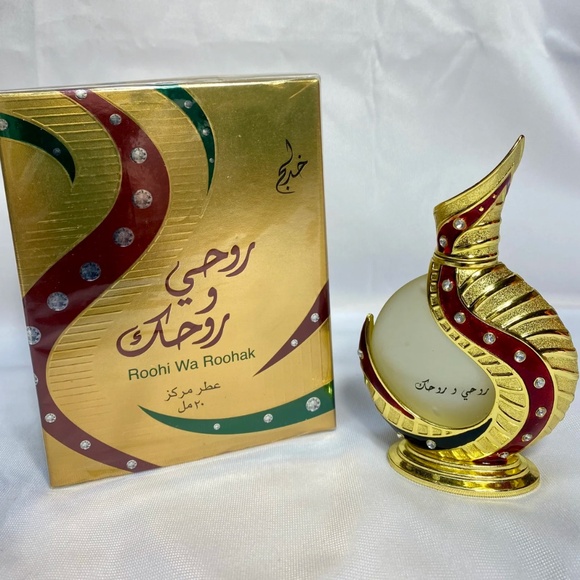 Roohi Wa Roohak Gold Arabian Oil by Khadlaj, citrus attar NWT - Picture 1 of 1